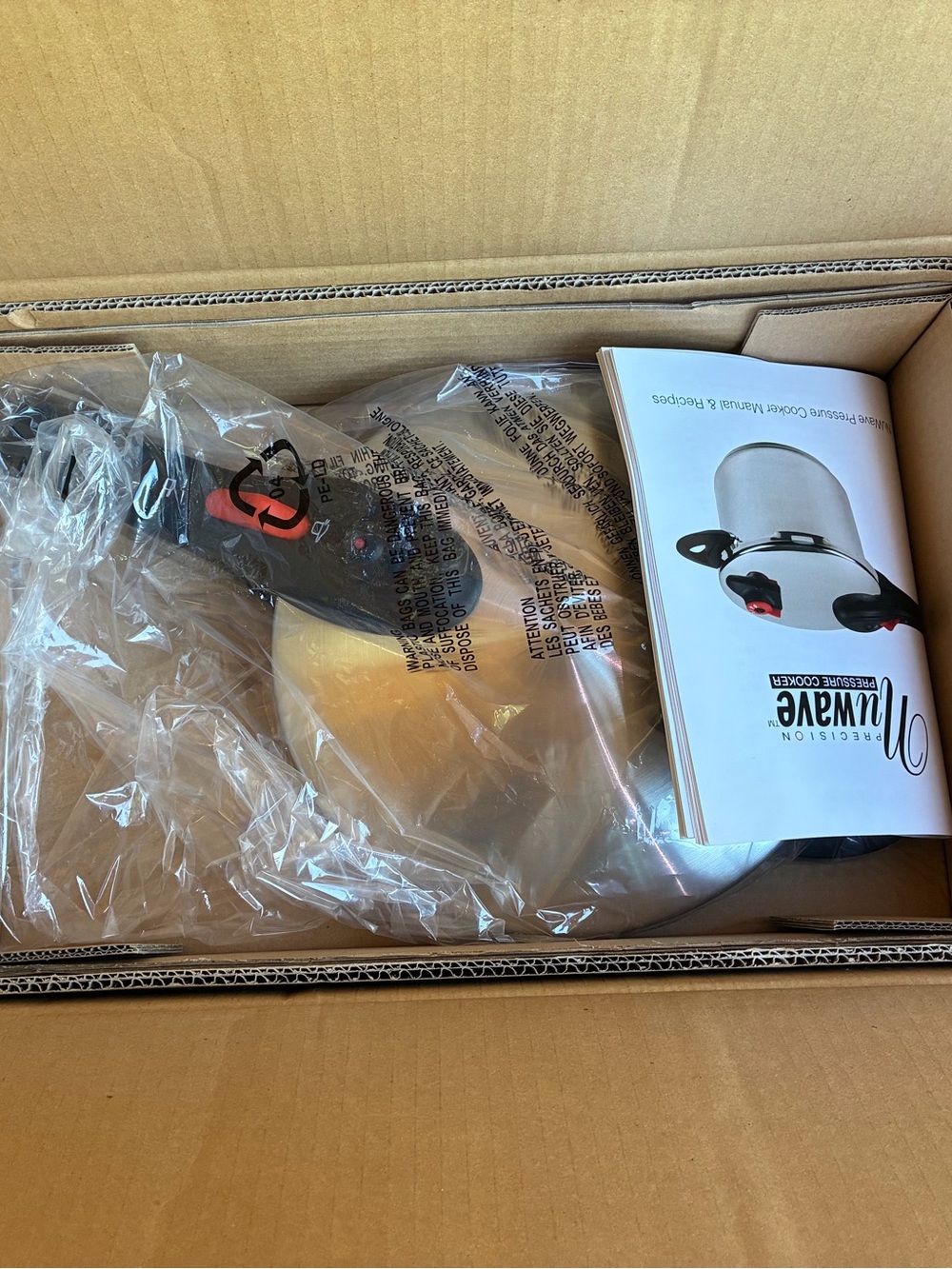 New in Box Nuwave Precision Pressure Cooker Stainless Steel 6.5 Quart
